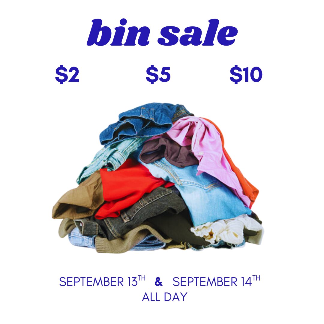 BIN SALE